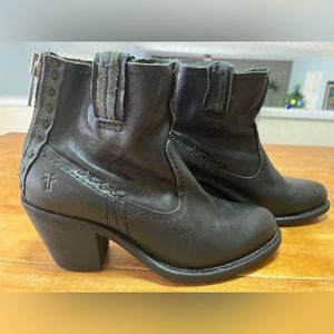Frye zip-up ankle boots